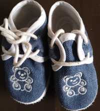 Бебешки дънкови обувки, 2-4мес.