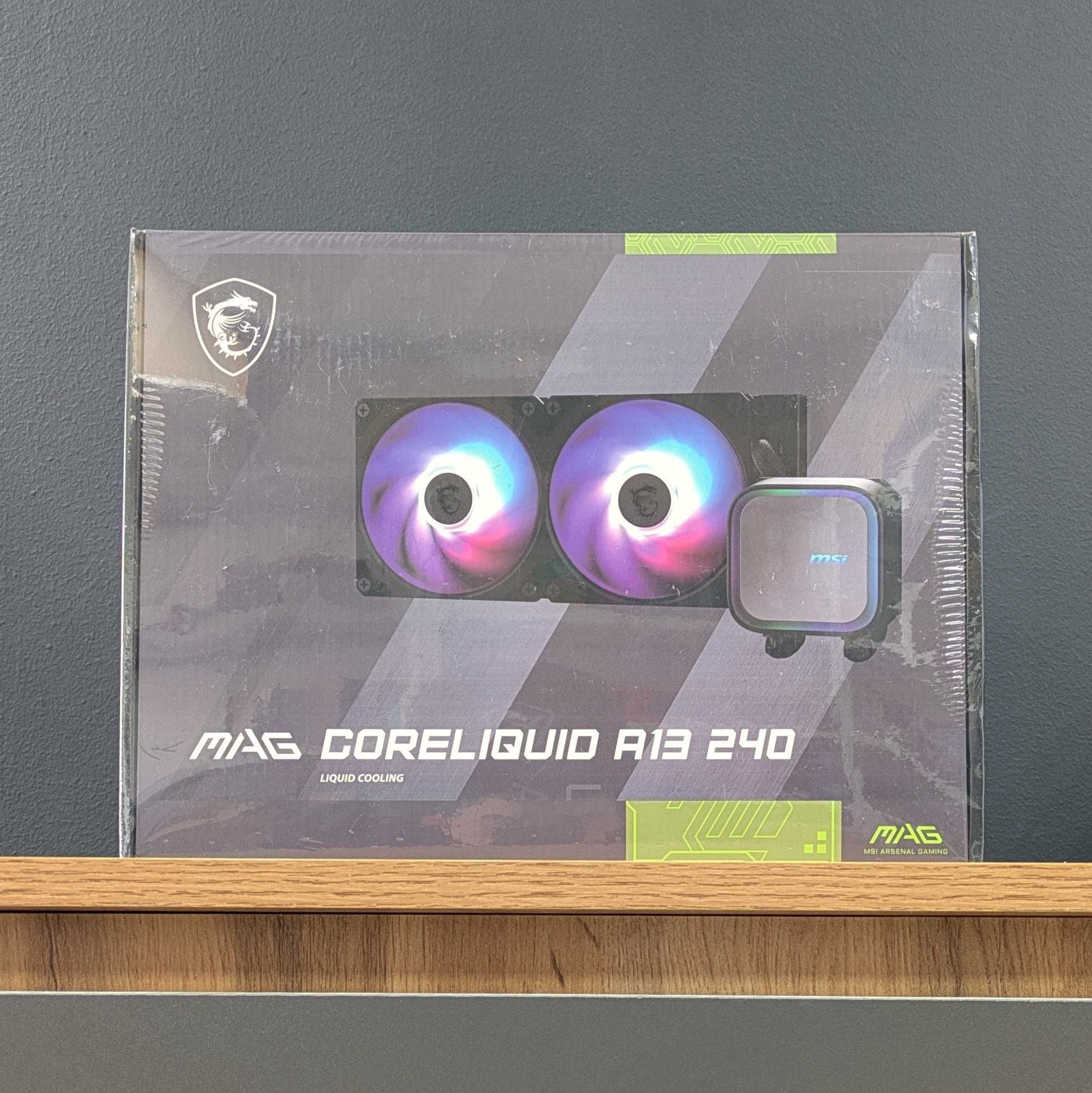 Водяное охлаждение СВО, СЖО MSI MAG CORELIQUID A13 240