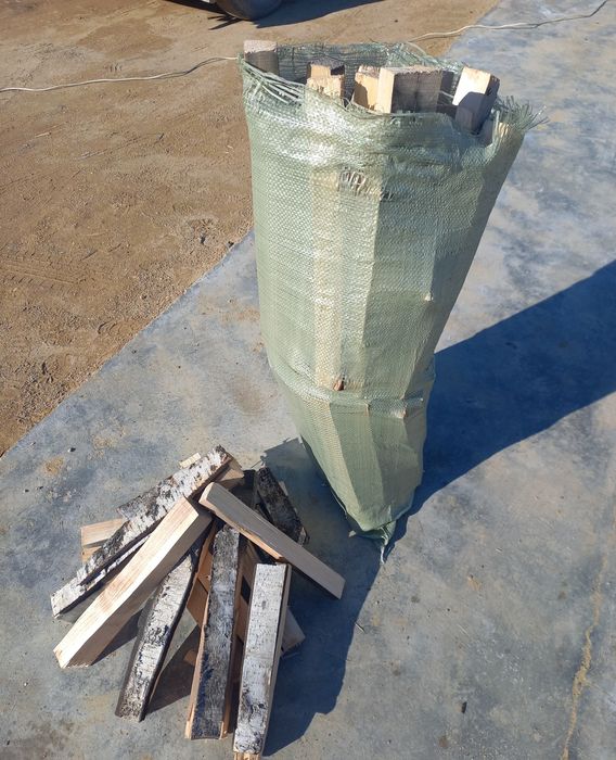 Дрова (Отын] плотных мешках