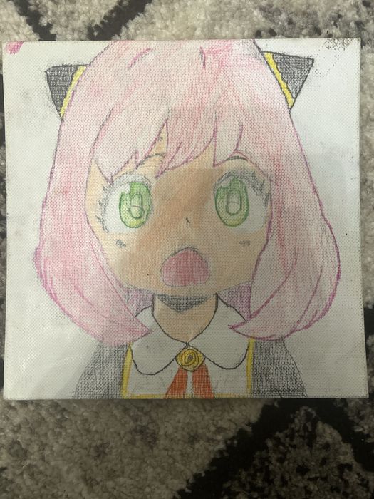 Tablou colorat manual