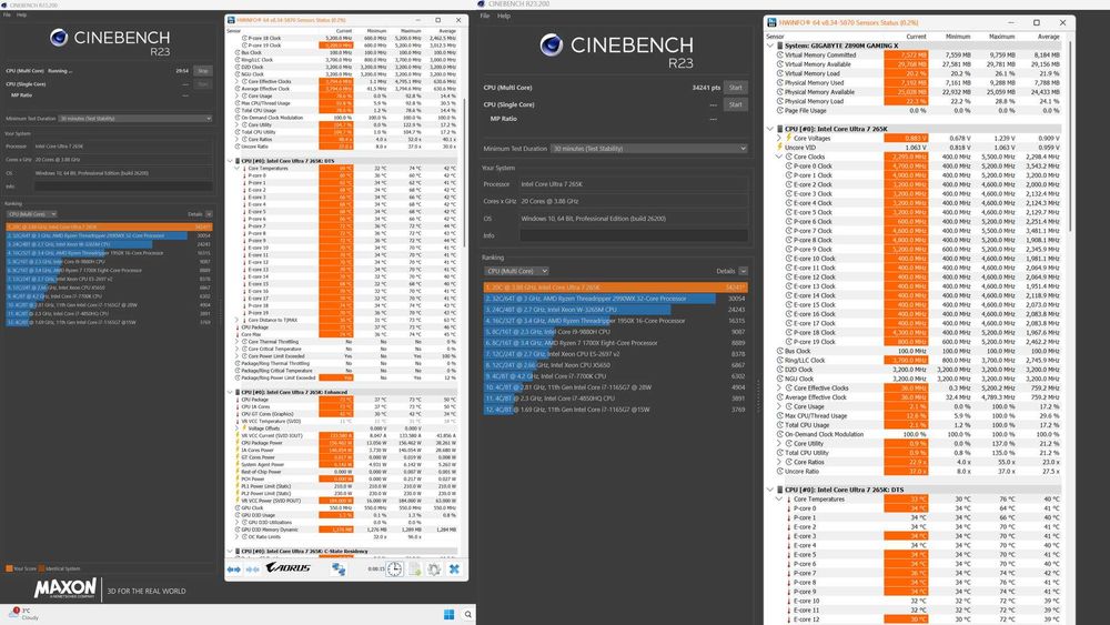 PC intel 7 ULTRA 265K Z890 32GB DDR5 6200 750W 80+ SILVER Nou