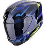 Мото Каска SCORPION EXO-391 AXXO Black-Blue-Neon 2025
