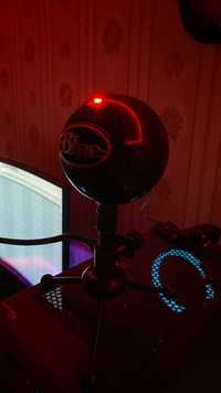 Vand Microfon Studio&Podcast&Streaming - Blue Snowball Negru Lucios