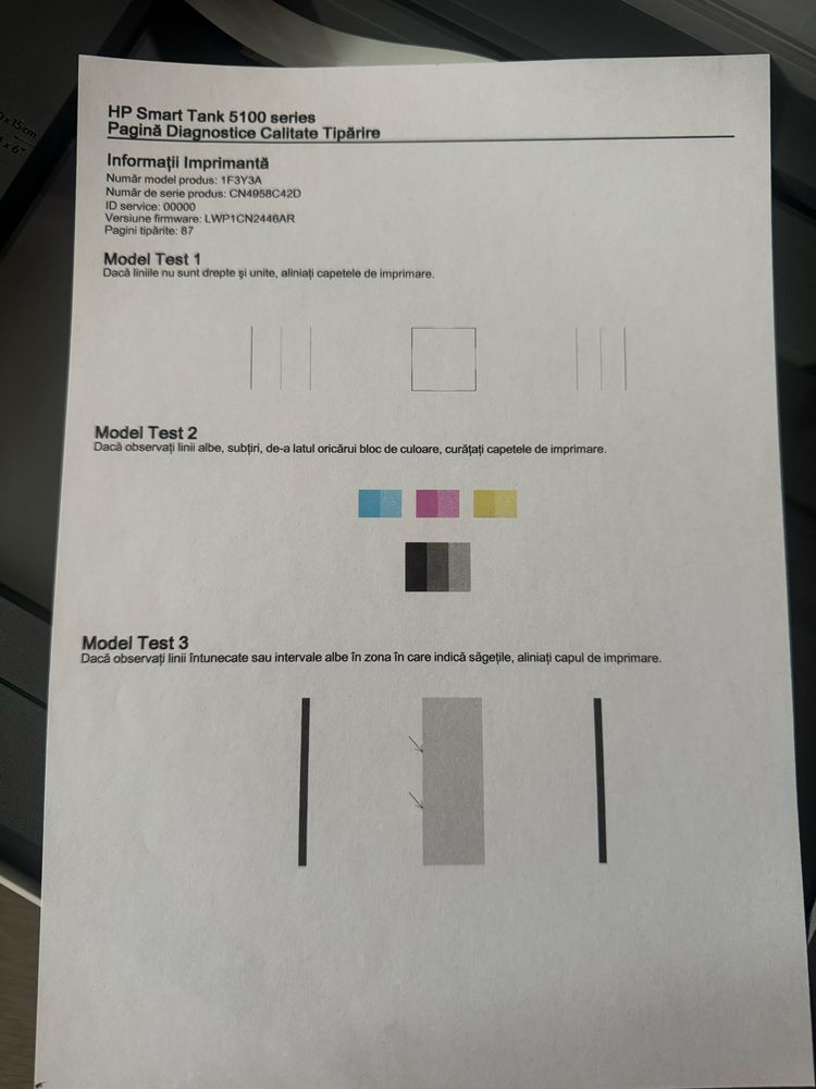 Imprimanta hp smart tank 5105