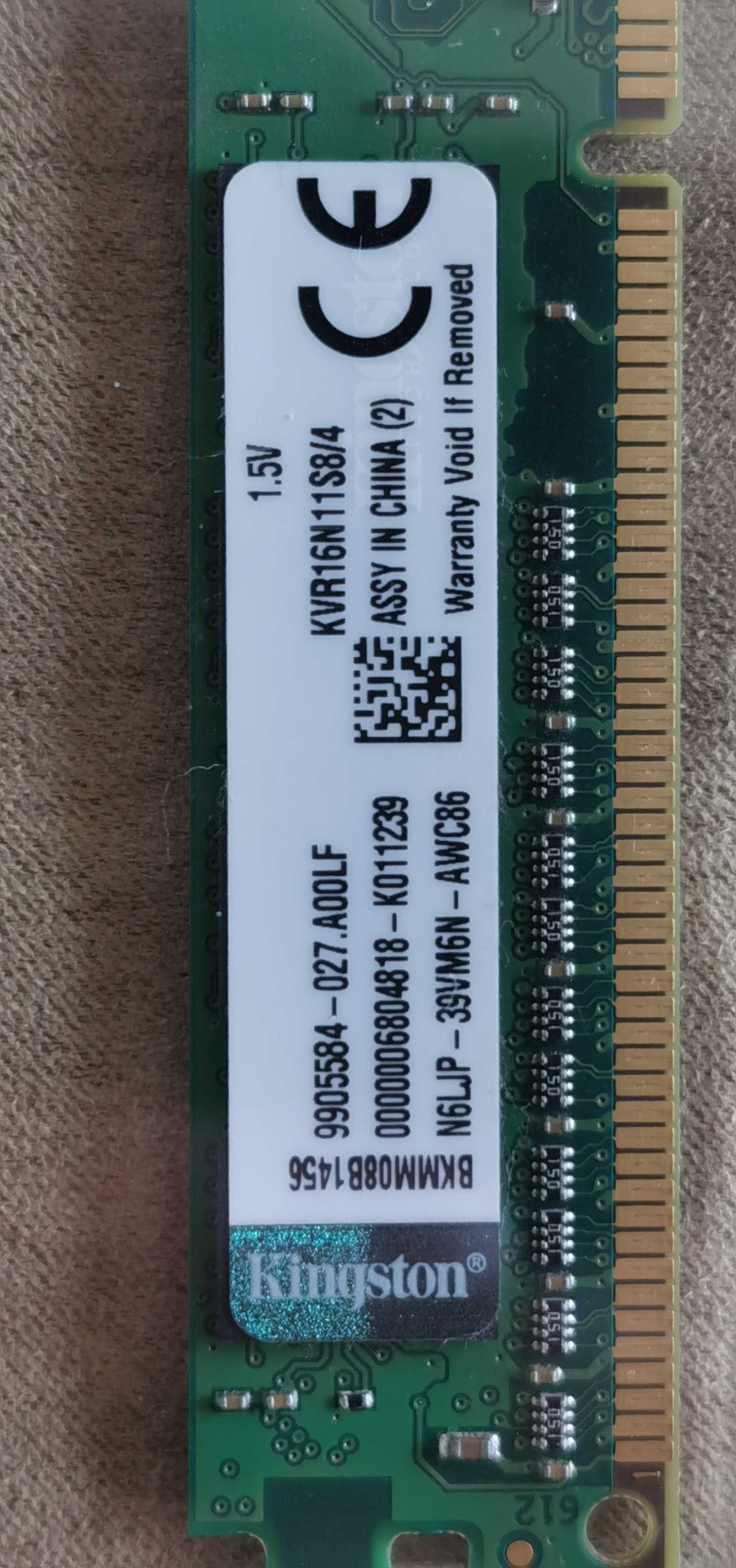 4GB DDR3 1600 Kingston