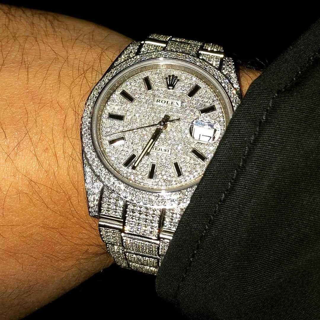 Мъжки / Часовници 41mm Icedout сребро