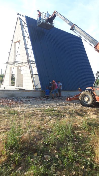 Panouri sandwich stoc gri antracit transport gratui