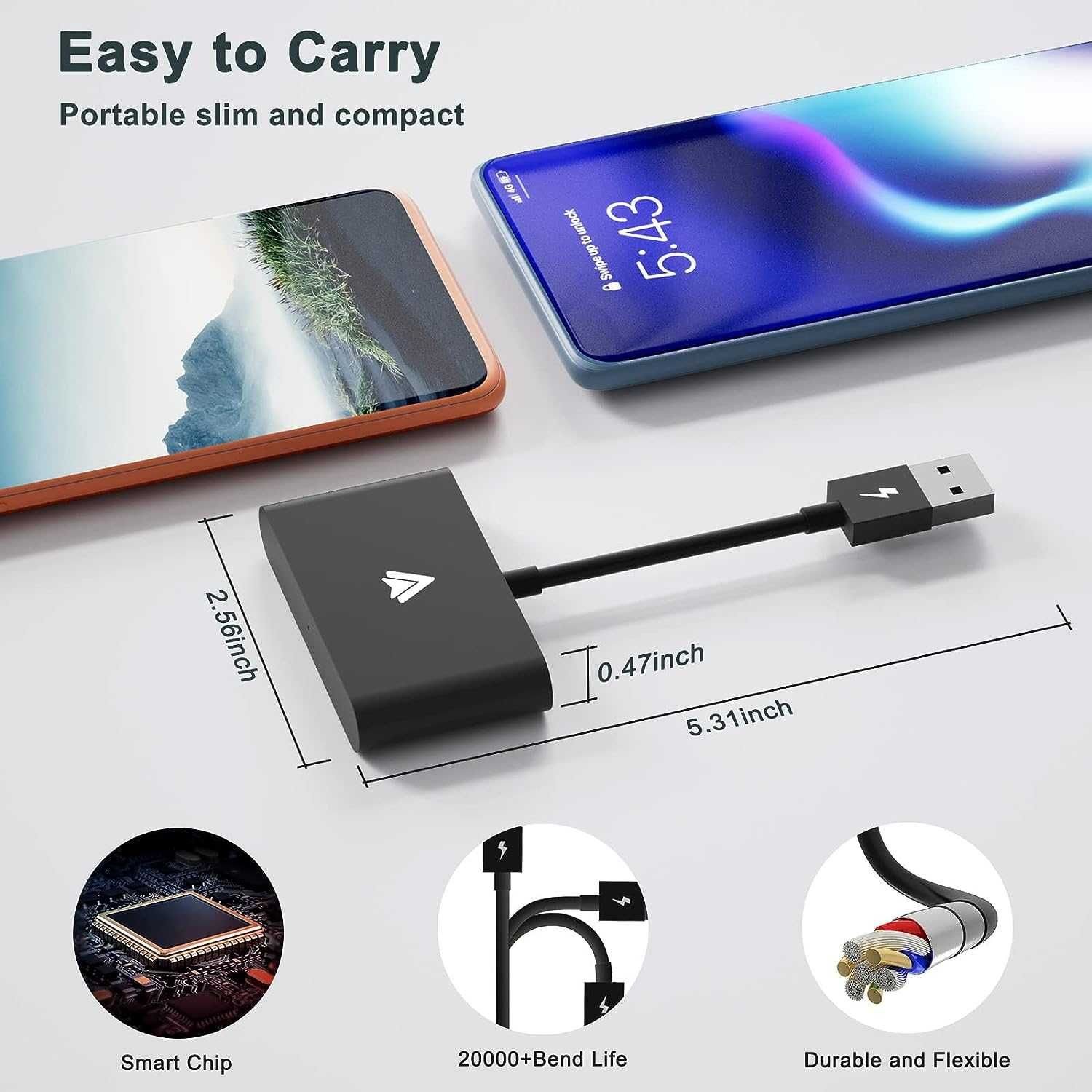 Android Auto безжичен адаптер wireless adapter
