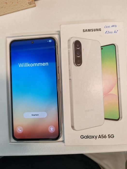 Samsung A 56 5G 128 GB la cutie bonus husă cadou cod unic 1104