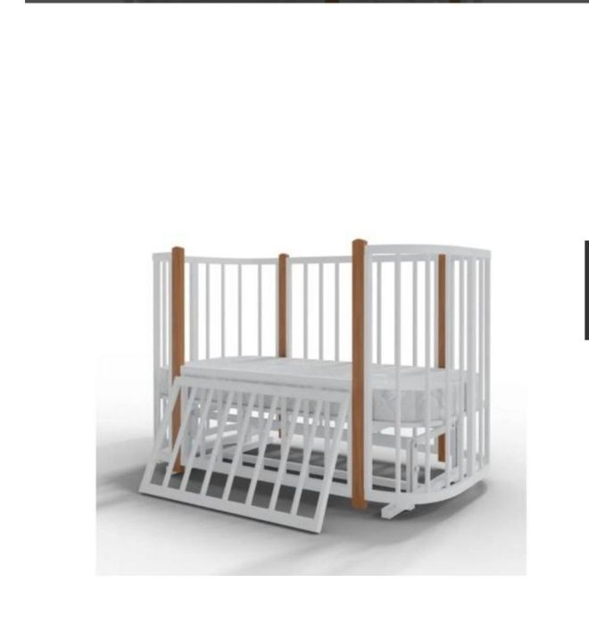 Продам детскую кроватку трансформер, толком не пользовались! В комплек