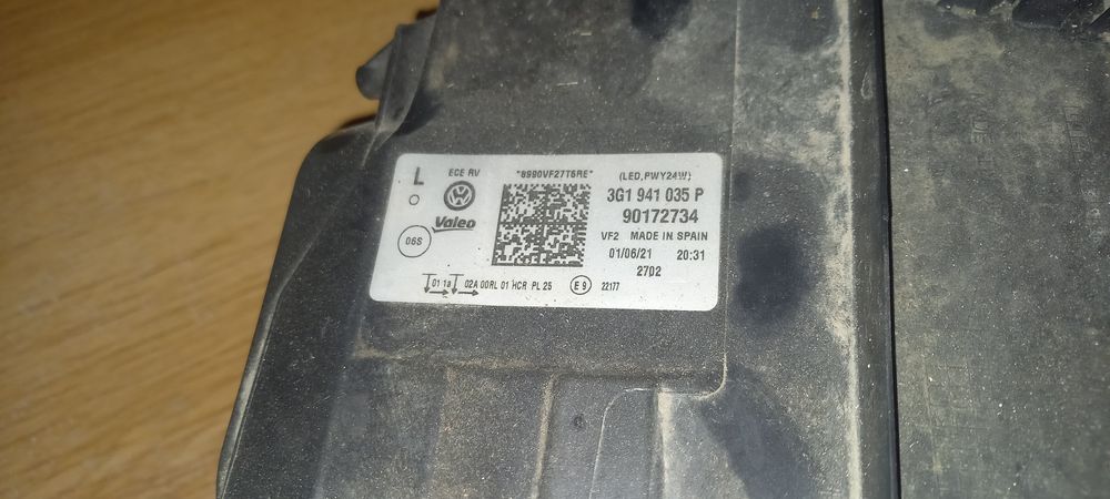 Far stanga VW passat b8 facelift led