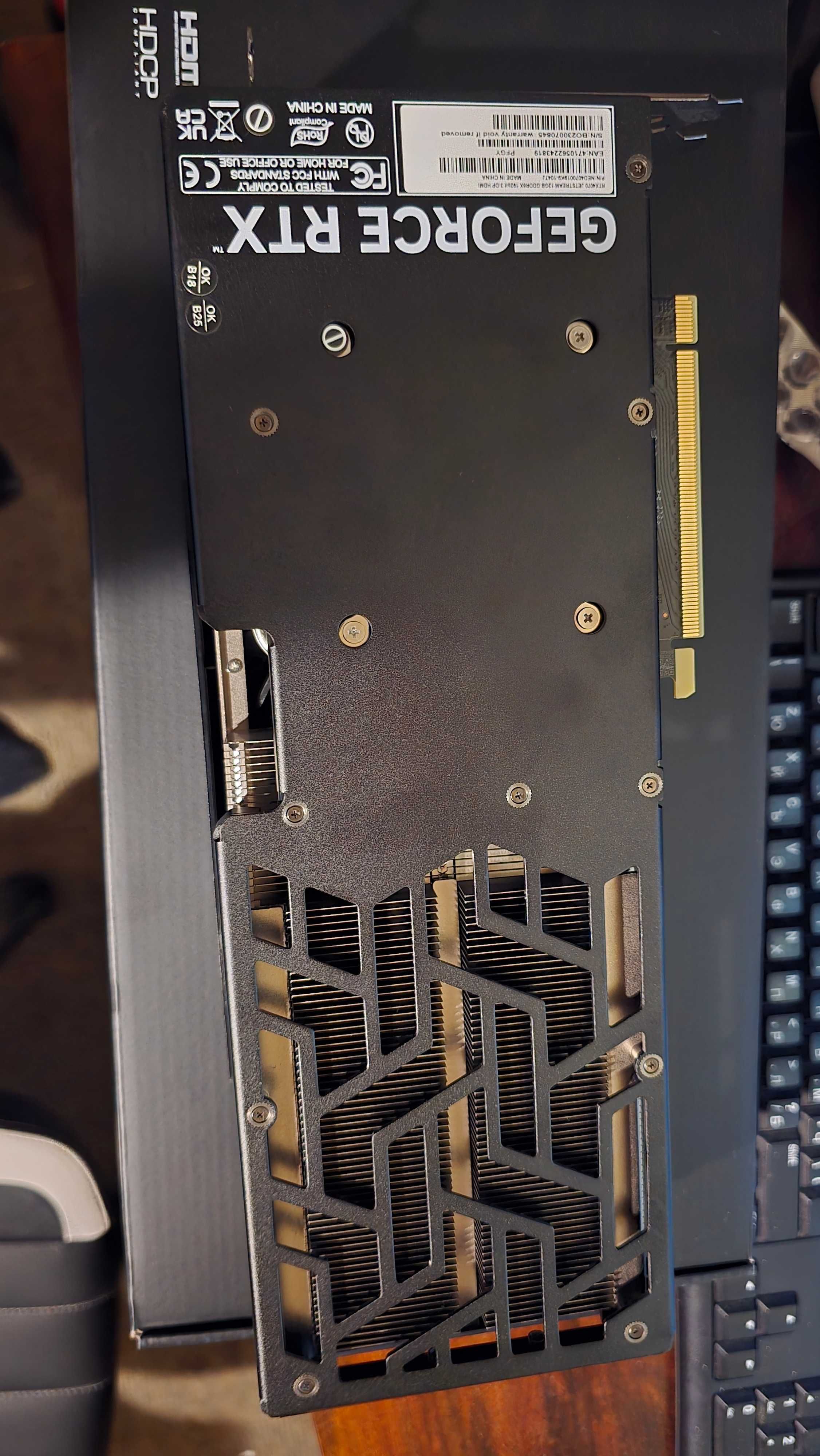 Видео карта Palit Jetstream rtx4070 12gb с Гаранция година и половина