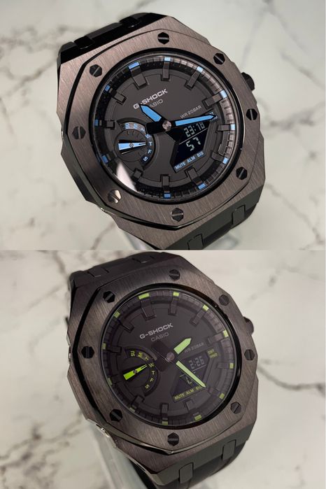 Ceas G-SHOCK ga-2100 mod Royal Casioak (Blue&Green))