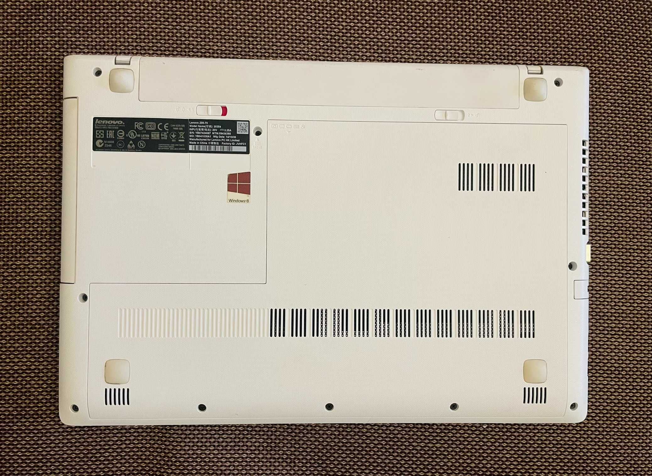 Лаптоп бял Lenovo 15.6"  Z50-70