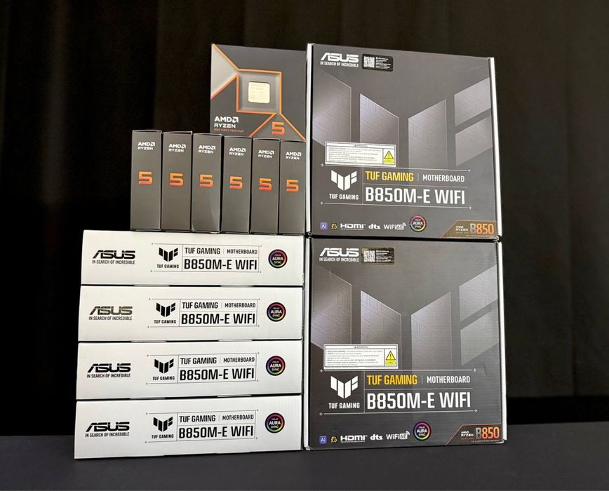 AMD Ryzen 5 9600X NewBox | Asus TUF Gaming B850M-E WiFi NewBox