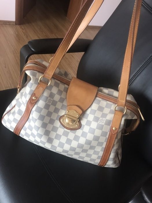 Geanta Louis Vuitton LV originala Damier Azur