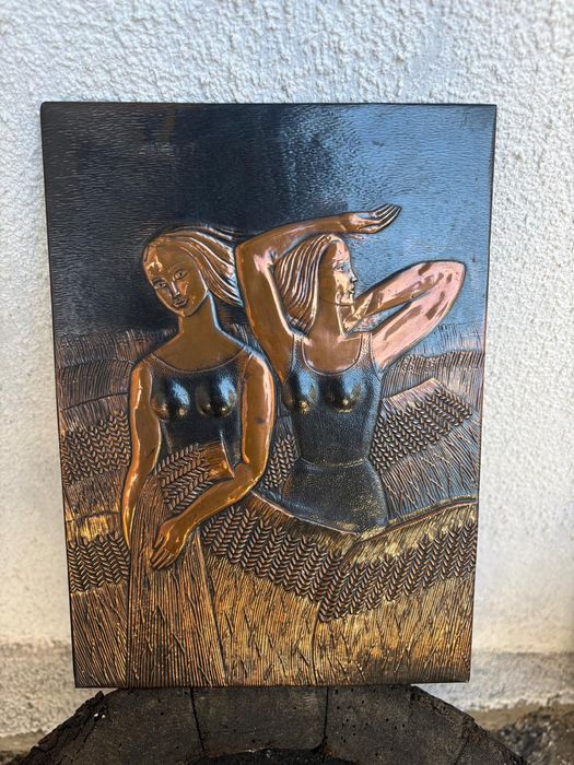 Tablouri lucrate pe metal