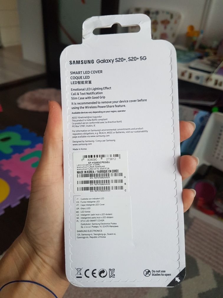 Husa Smart Led Cover Samsung S20, S20+