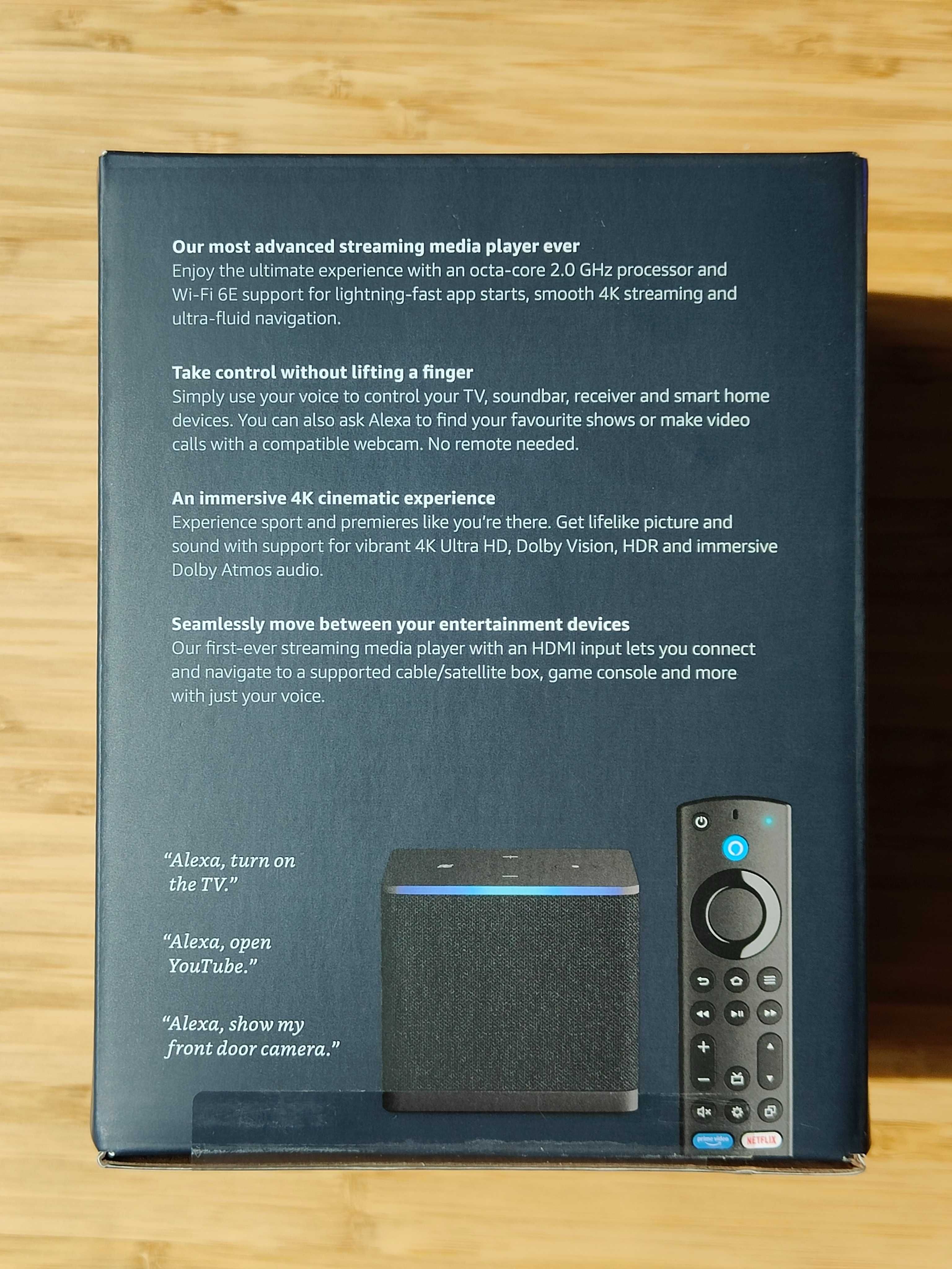 Amazon Fire TV Cube | Generatia 3 | 4K UHD HDR | Nou | Sigilat
