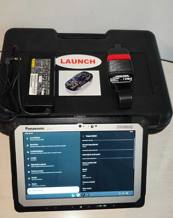 Kit Tester Diagnoza Auto LAUNCH + Tableta Panasonic Cf20 I5, 8/256 Gb