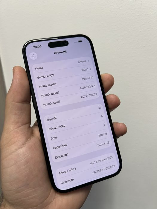 Iphone 15 128GB 90%