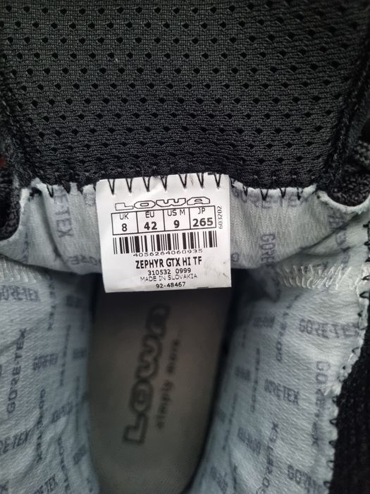 Чисто нови оригинални обувки LOWA Zephyr GTX HI TF