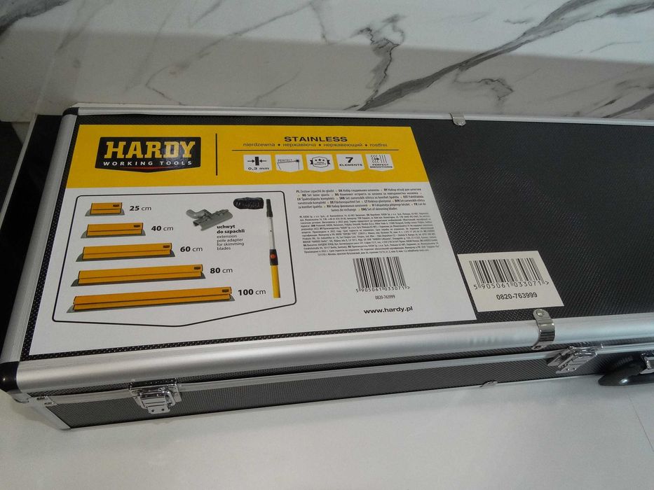 Hardy - Комплект ножове за шпакловка - 7 части