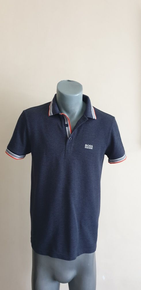 Hugo Boss Paddy Pique Cotton Regular Fit / S НОВО! ОРИГИНАЛНА Тениска!
