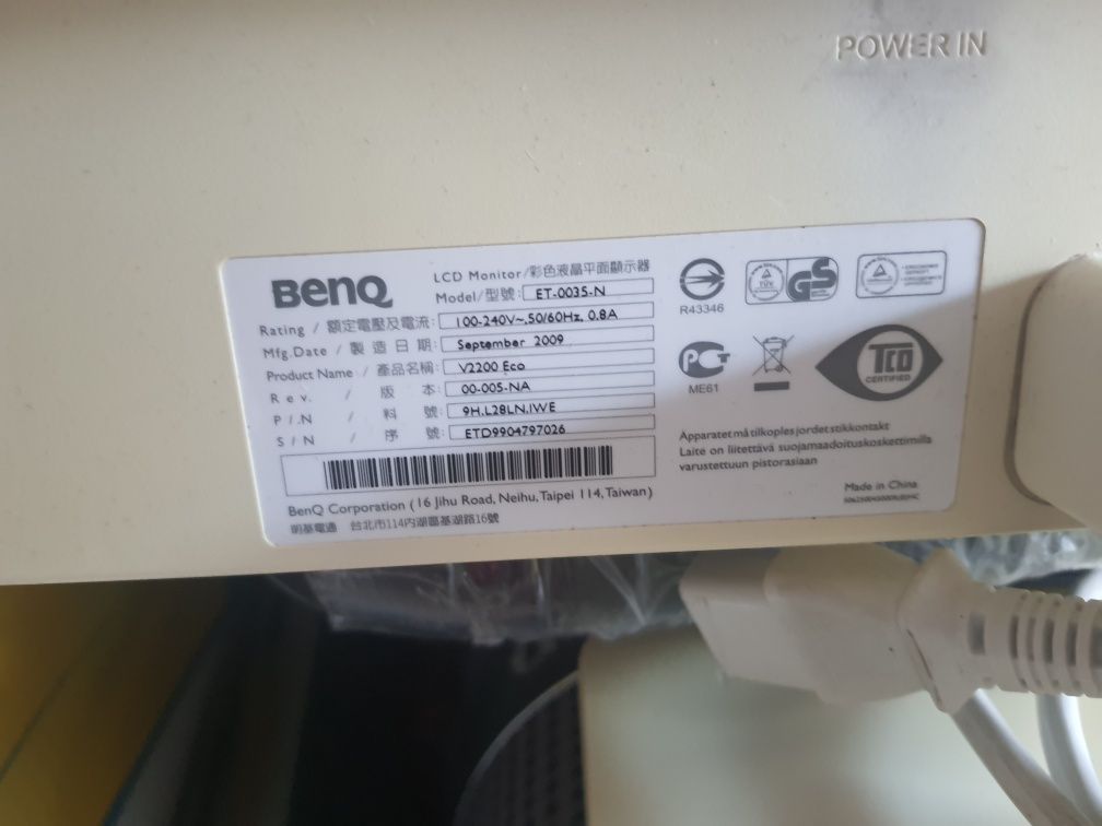 LCD Монитор  BENQ