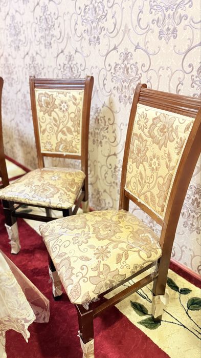 Ishlatilgan stol va 12stul, holati ideal.