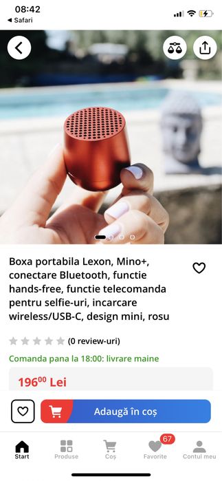 Boxa portabila Lexon Mino