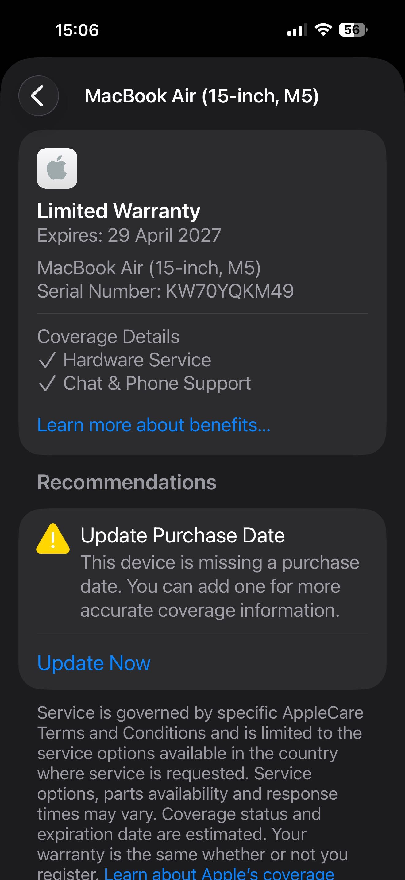 ЧИСТО НОВ MacBook Air 15" M5 Chip 10-CPU, 10-GPU, 16GB RAM, 512GB SSD — миниатюра 4