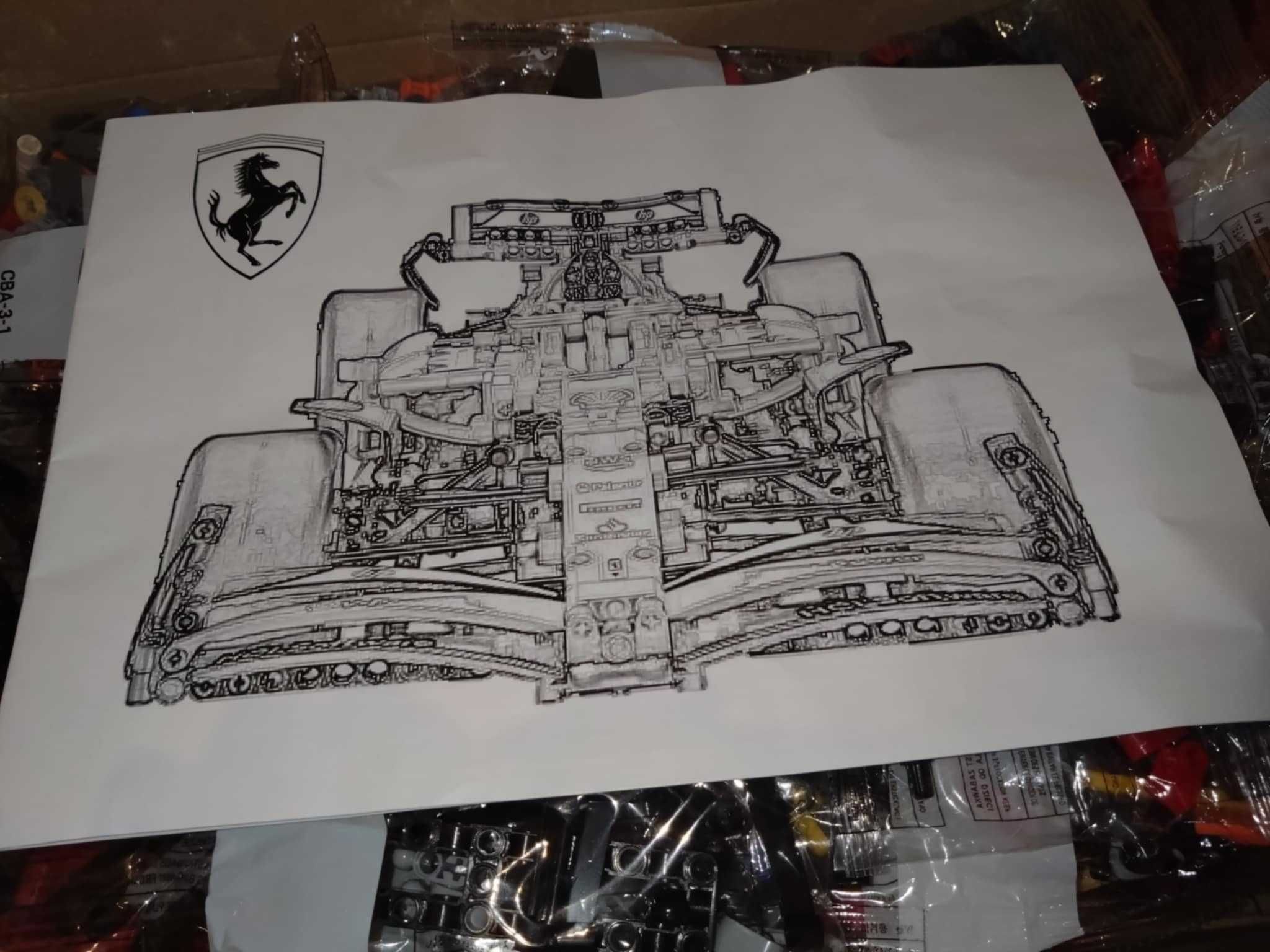 STOC NOU TIP lego Mașina F1 Ferrari SF-24 42207