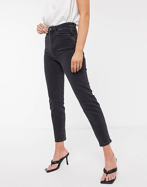 Еластични дънки mom fit