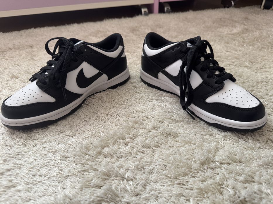 Маратонки nike dunk low зебра