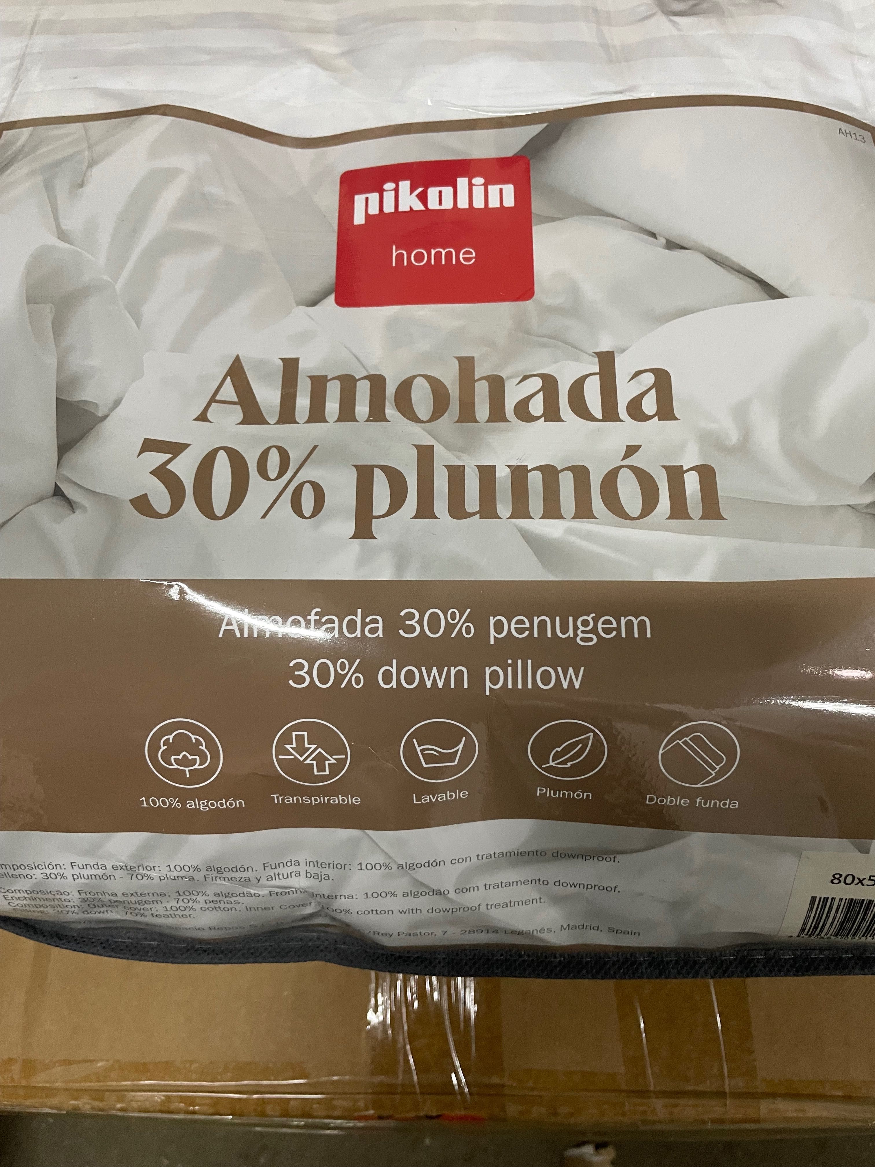 Възглавница с гъши пух Pikolin, 80 х50 см