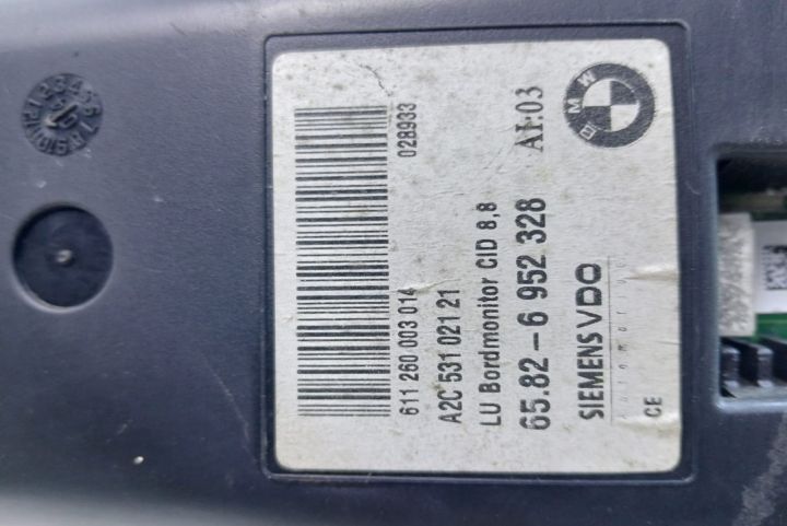 Display bord Ceas bord - lipsa capac protectie 6952328 BMW Seria 5 E6