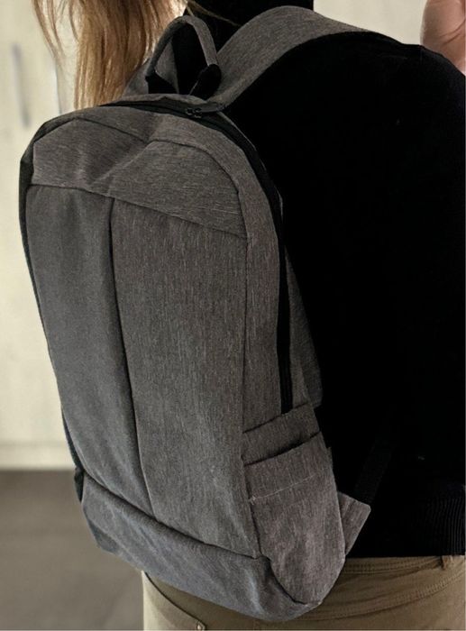 Rucsac pentru laptop, Timburly, gri, 48x32x8 cm