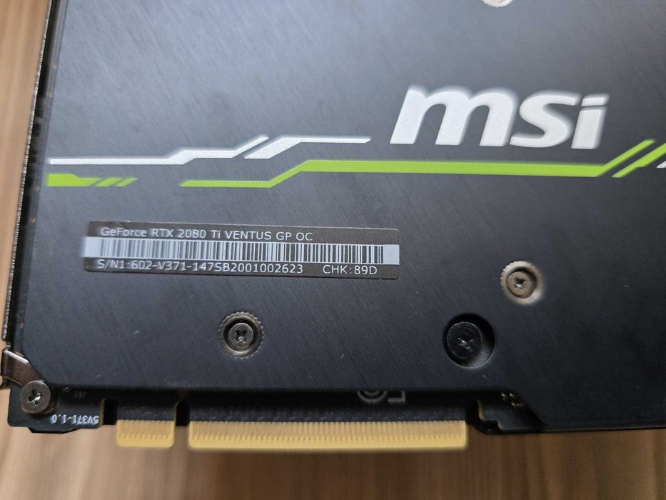 MSI GeForce RTX 2080 Ti Ventus OC