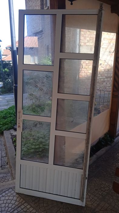 Алуминиева остъклена врата