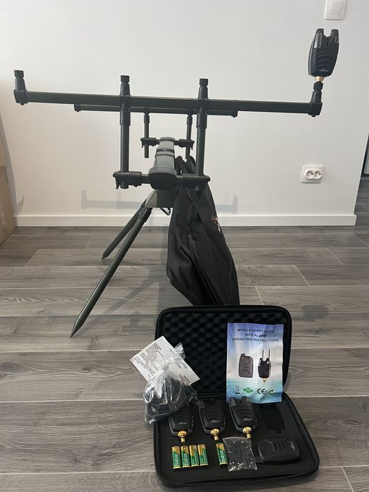 Set RodPod 4 Posturi + avertizori 4 plus statie WindBlade