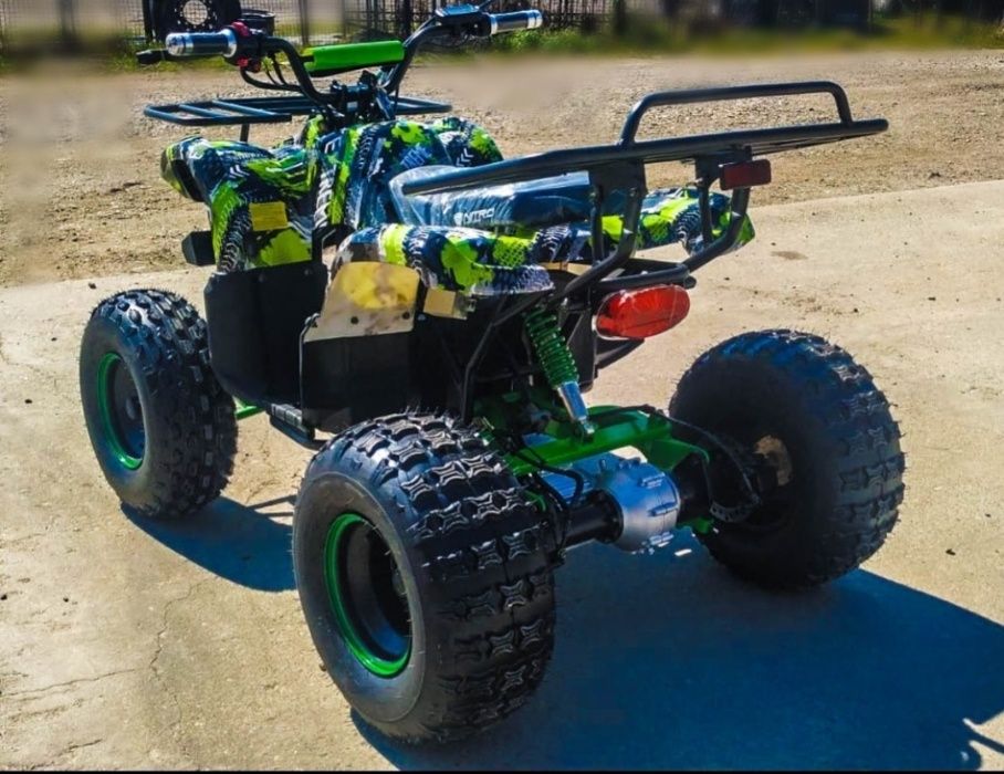 ATV electric Nitro Eco Toronto 1000W 48V Grafiti-Verde cu DIFERENTIAL