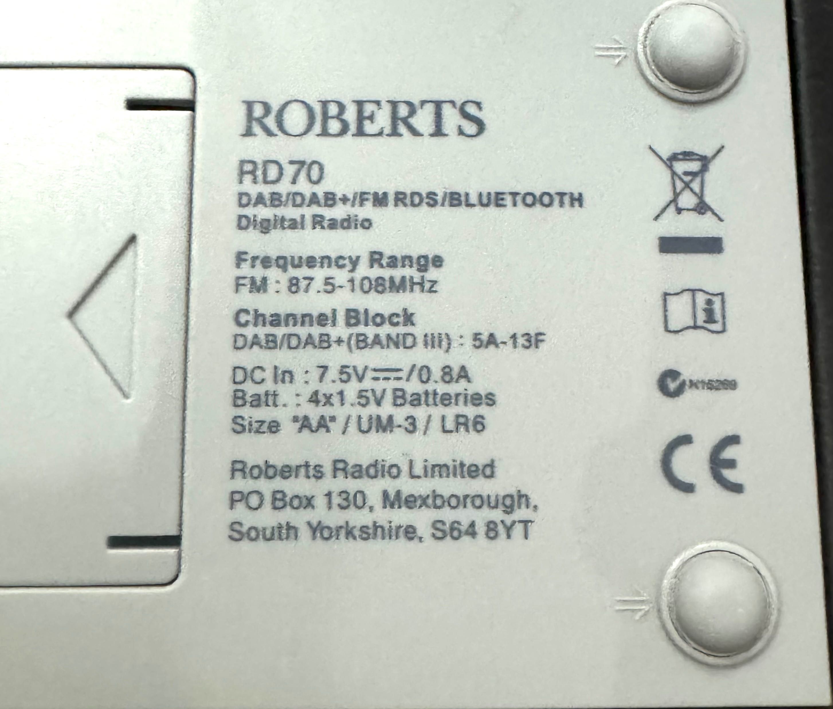 Оригинално Roberts Radio Радио Istream 3 Speaker USB Bluetooth