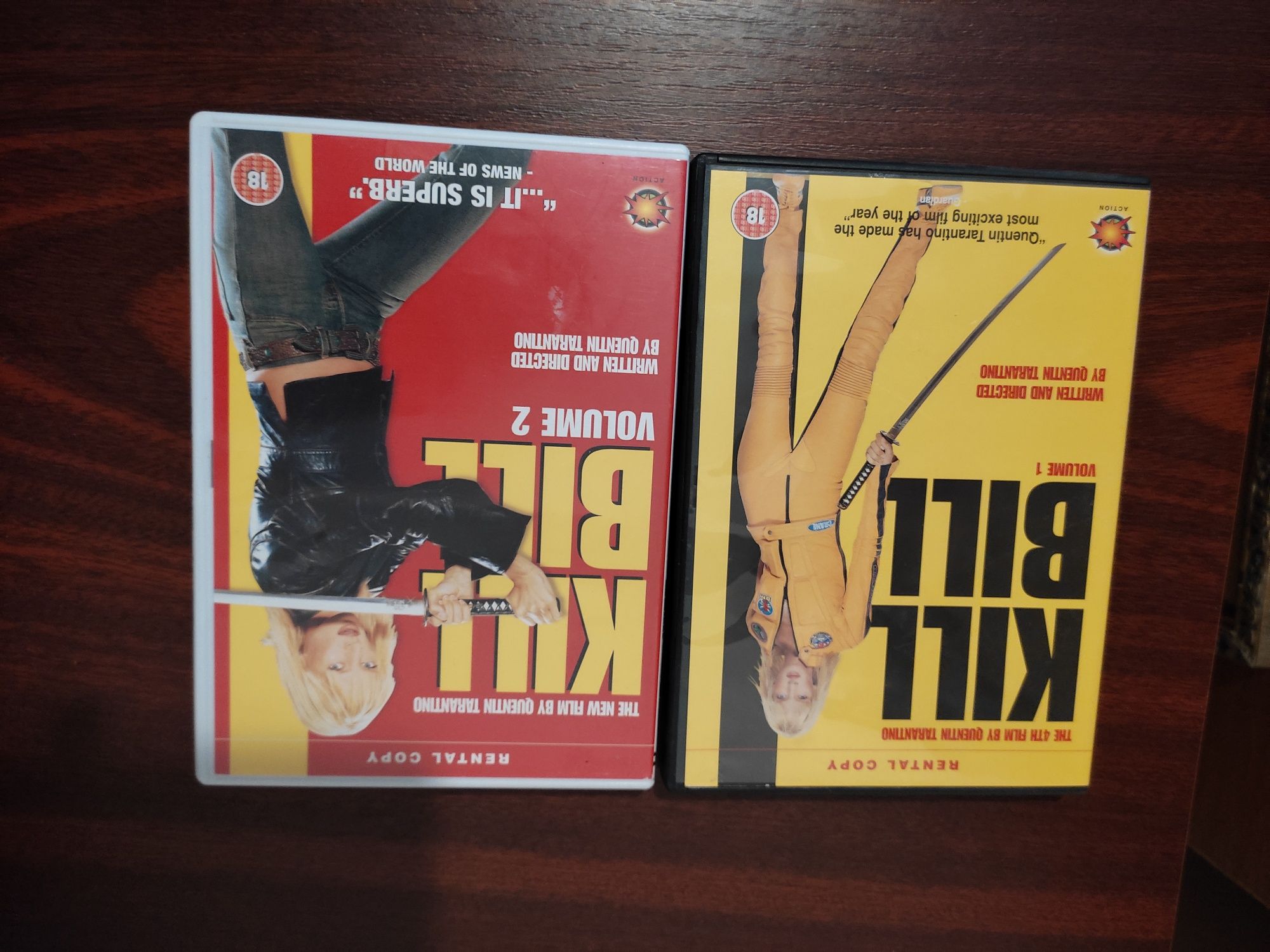 Pachet filme  DVD: Kill Bill Vol. 1 și Vol. 2