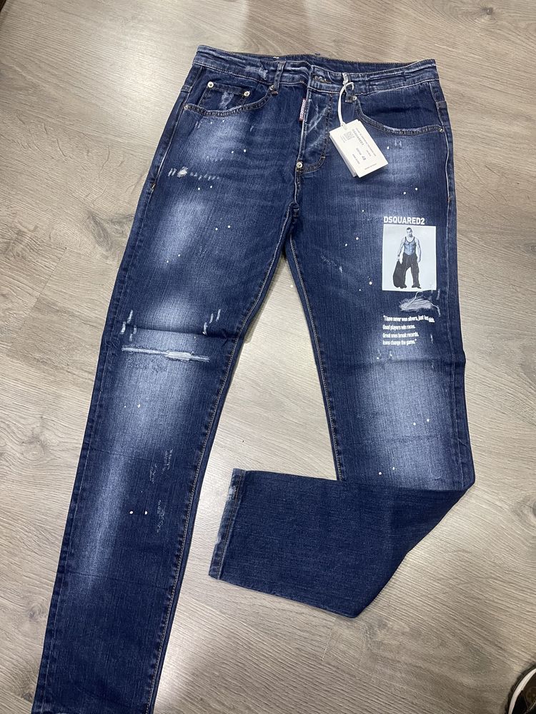 Blugi DSQUARED-Poze reale 100% Calitate superioara Marimea 48(34) și 5