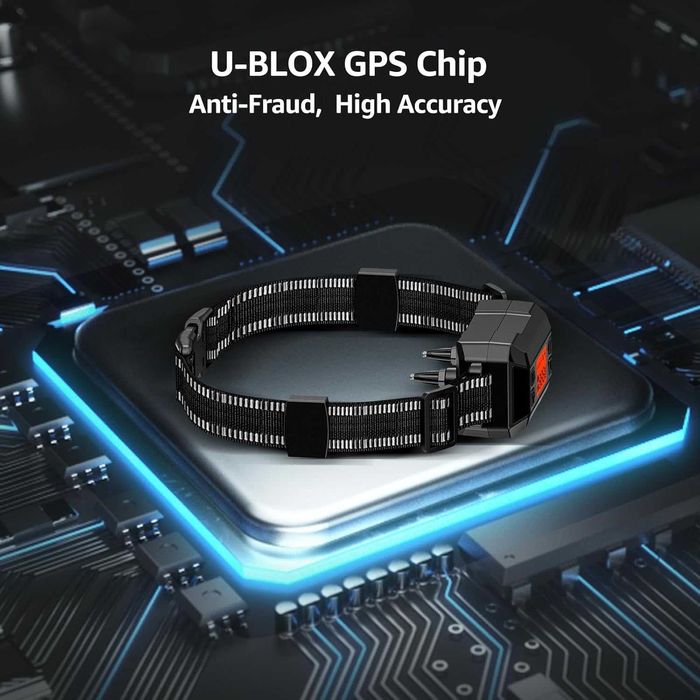 POIIOPY Безжична GPS ограда, нашийник за кучета от 3-то поколение