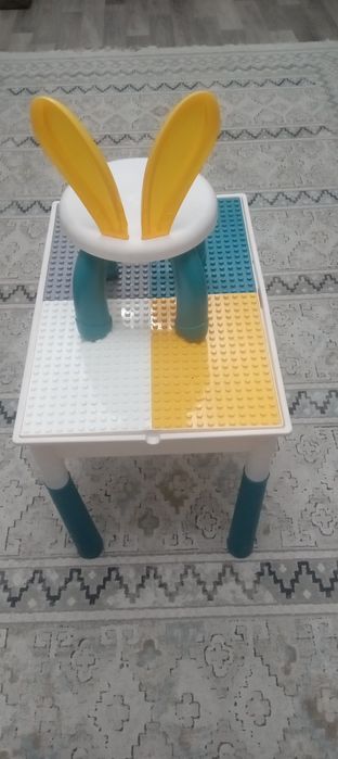 Детский стол Лего стол для детей развивающий