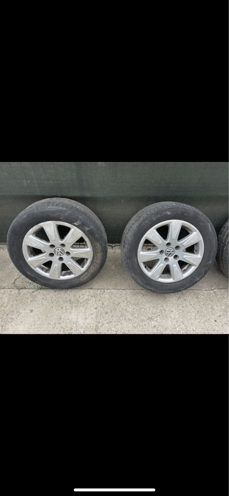 Jante aliaj R16 Volkseagen 5 x 112 + cauciucuri