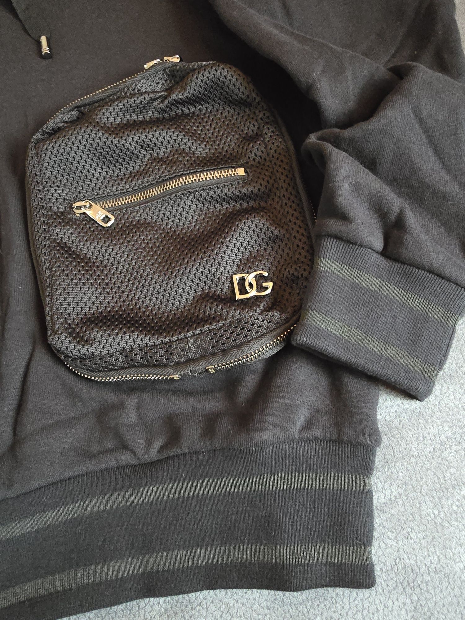 Dolce&Gabbana Pouch-pocket hooded jacket