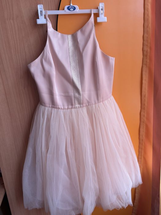 Розова рокля с тюл “Junona”